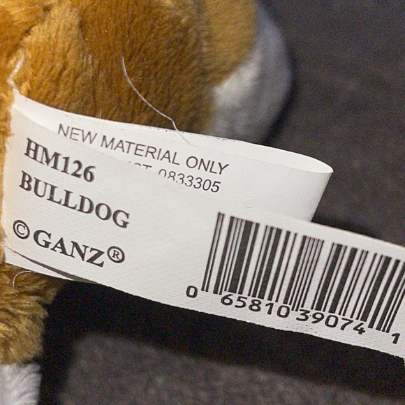 WEBKINZ Ganz BULLDOG HM126 w/hang & but Tag No Code plush stuffed animal - Picture 13 of 16